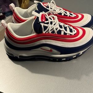 Air Max 97 USA.  Worn 3 times, like new.  Size 10
